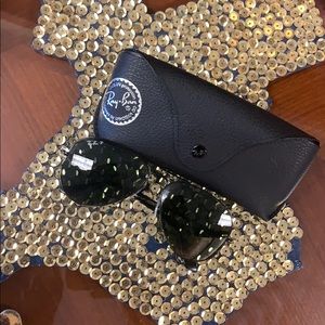 Ray Ban Polarized Aviators 58mm